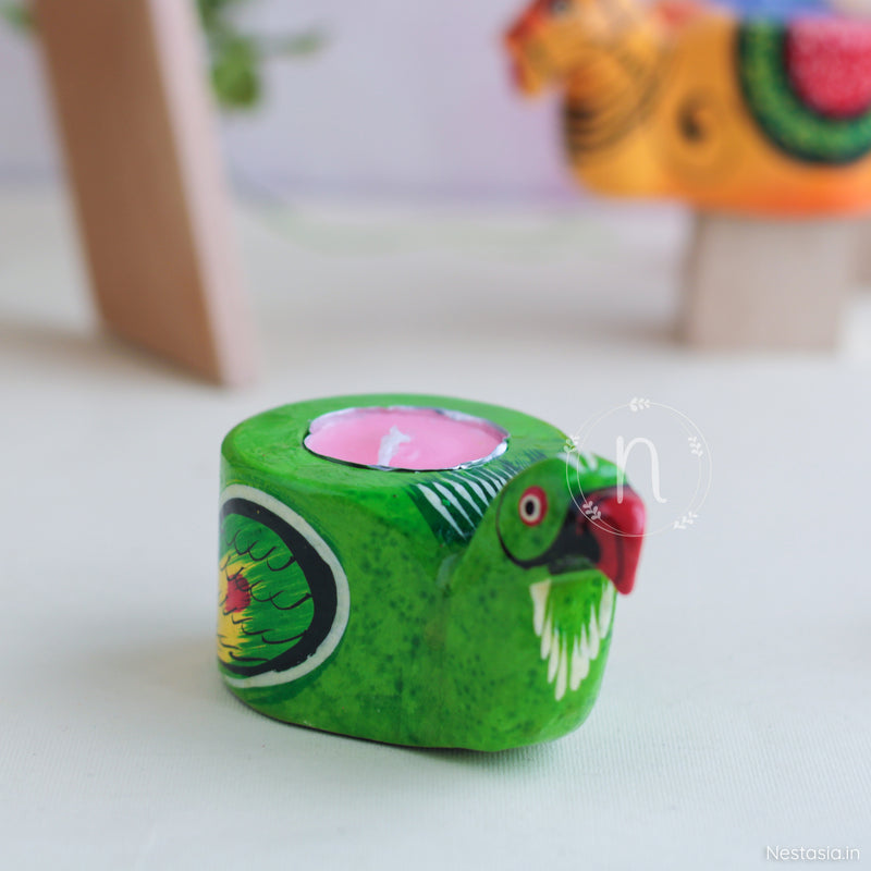 Wooden Tealight Holder - Tealight candle holder | Home decor