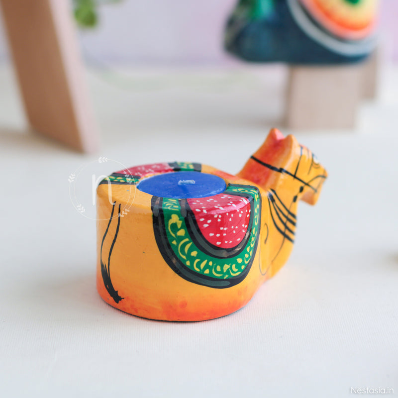 Wooden Tealight Holder - Tealight candle holder | Home decor