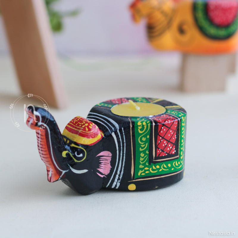 Wooden Tealight Holder - Tealight candle holder | Home decor