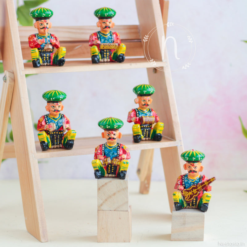 Musician Showpieces - Set of 6 - Showpiece | Home decor item | Room decoration item