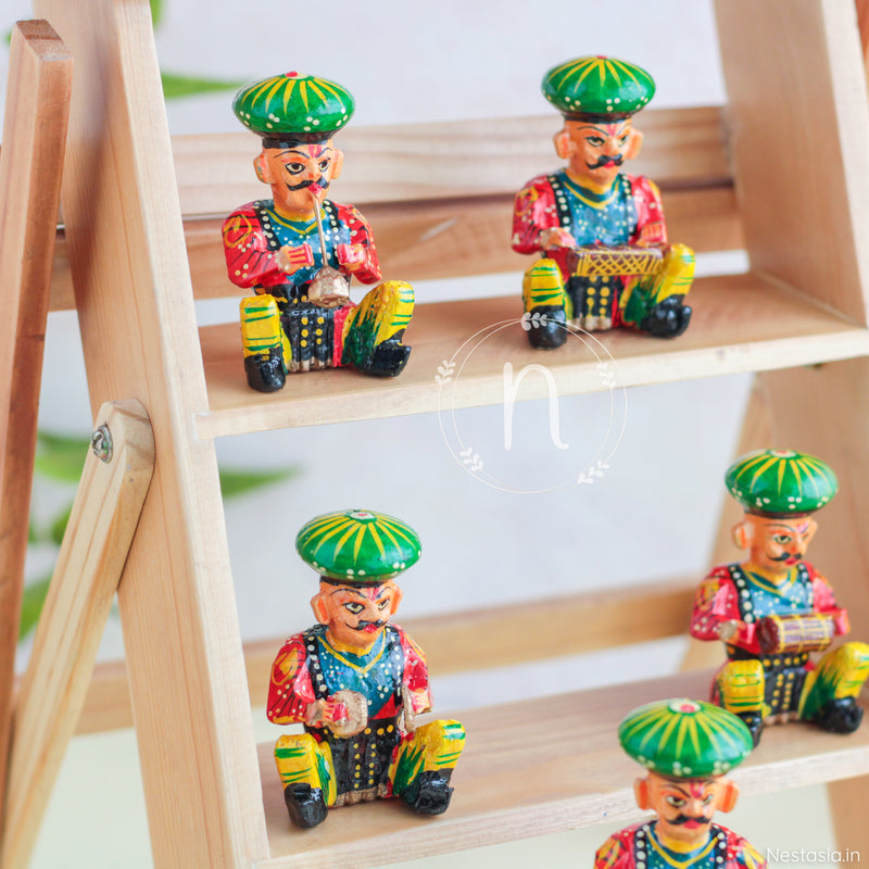 Musician Showpieces - Set of 6 - Showpiece | Home decor item | Room decoration item
