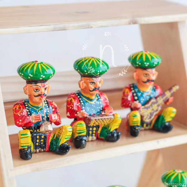 Musician Showpieces - Set of 6 - Showpiece | Home decor item | Room decoration item