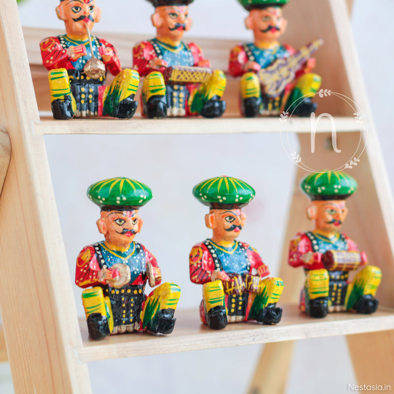 Musician Showpieces - Set of 6 - Showpiece | Home decor item | Room decoration item
