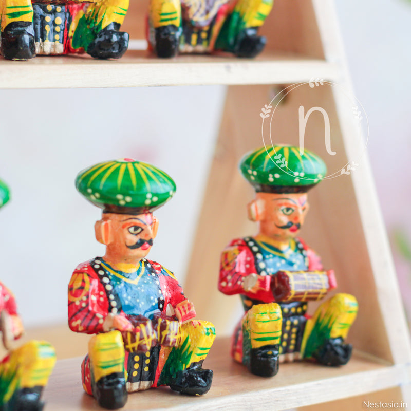 Musician Showpieces - Set of 6 - Showpiece | Home decor item | Room decoration item