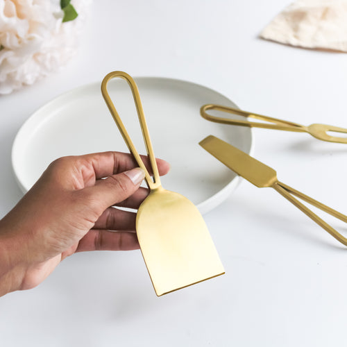 Cheese Knife Set of 3 - Gold