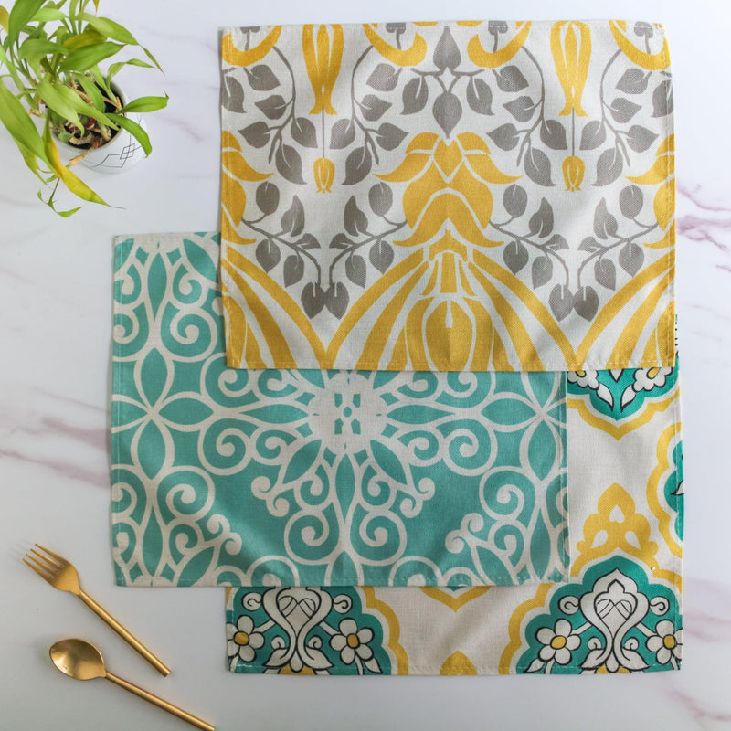 Abstract Table Mat Set of 2 - Nestasia