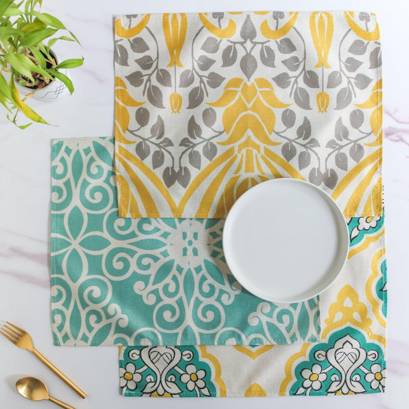 Abstract Table Mat Set of 2 - Nestasia