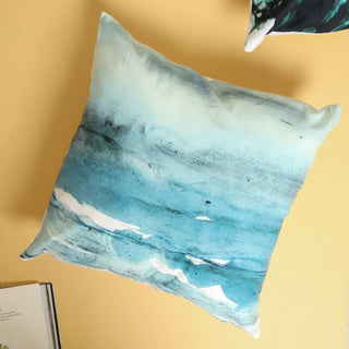 Sea Waves Couch Cushion Cover