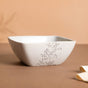 Ciara Sprig Grey Bowl 6 Inch 600ml - Bowl,ceramic bowl, snack bowls, curry bowl, popcorn bowls | Bowls for dining table & home decor