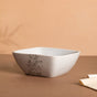 Ciara Sprig Grey Bowl 6 Inch 600ml - Bowl,ceramic bowl, snack bowls, curry bowl, popcorn bowls | Bowls for dining table & home decor