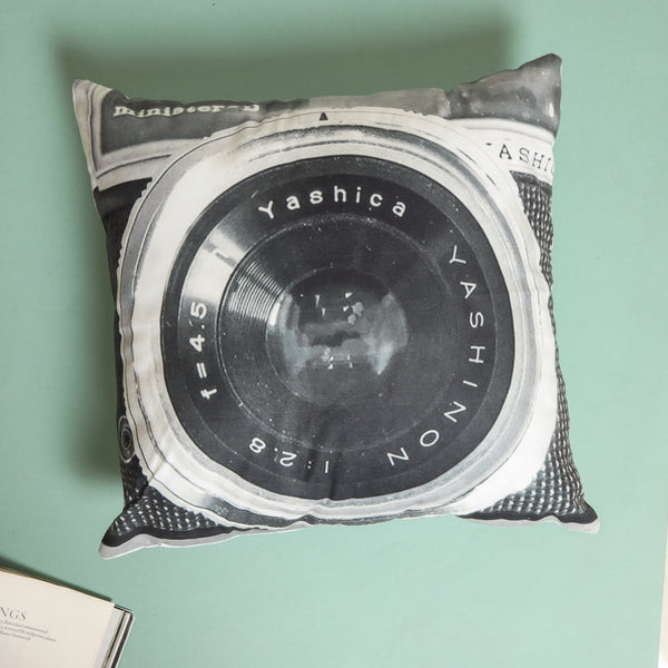 Camera Couch Pillow Cover