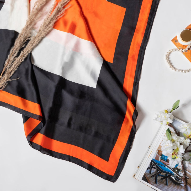 Glam Colour Block Neck Scarf