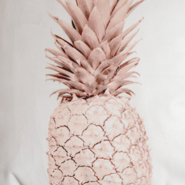 White Pineapple Cushion Case