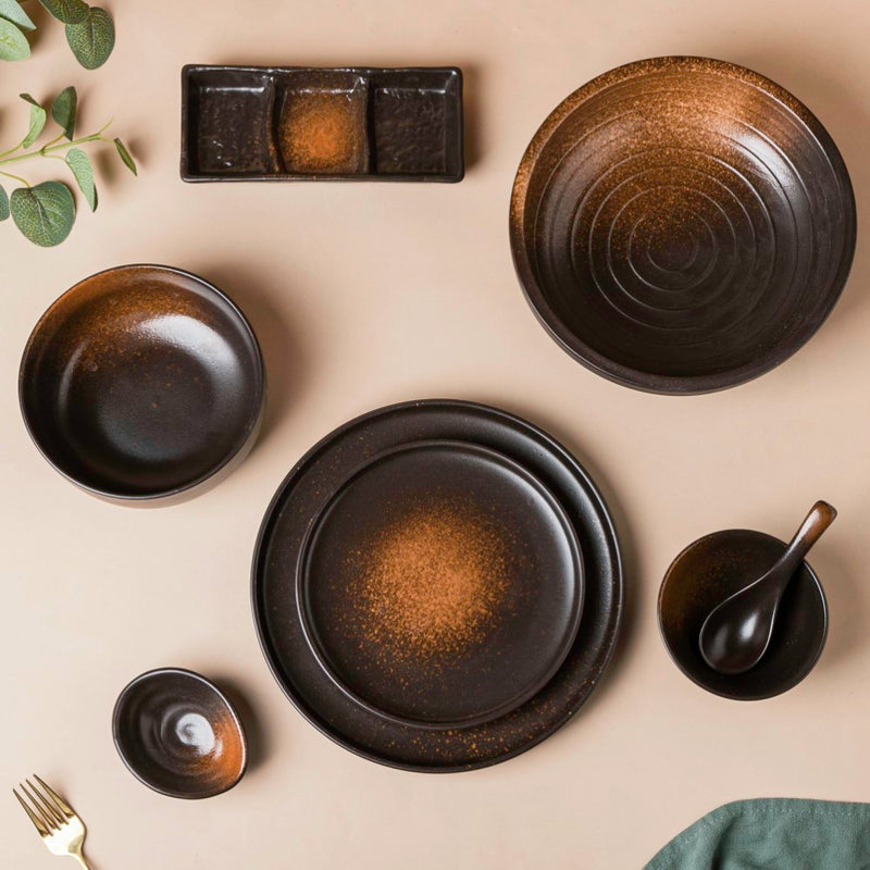 Savanna Stoneware 28 Piece Dinner Set For 6