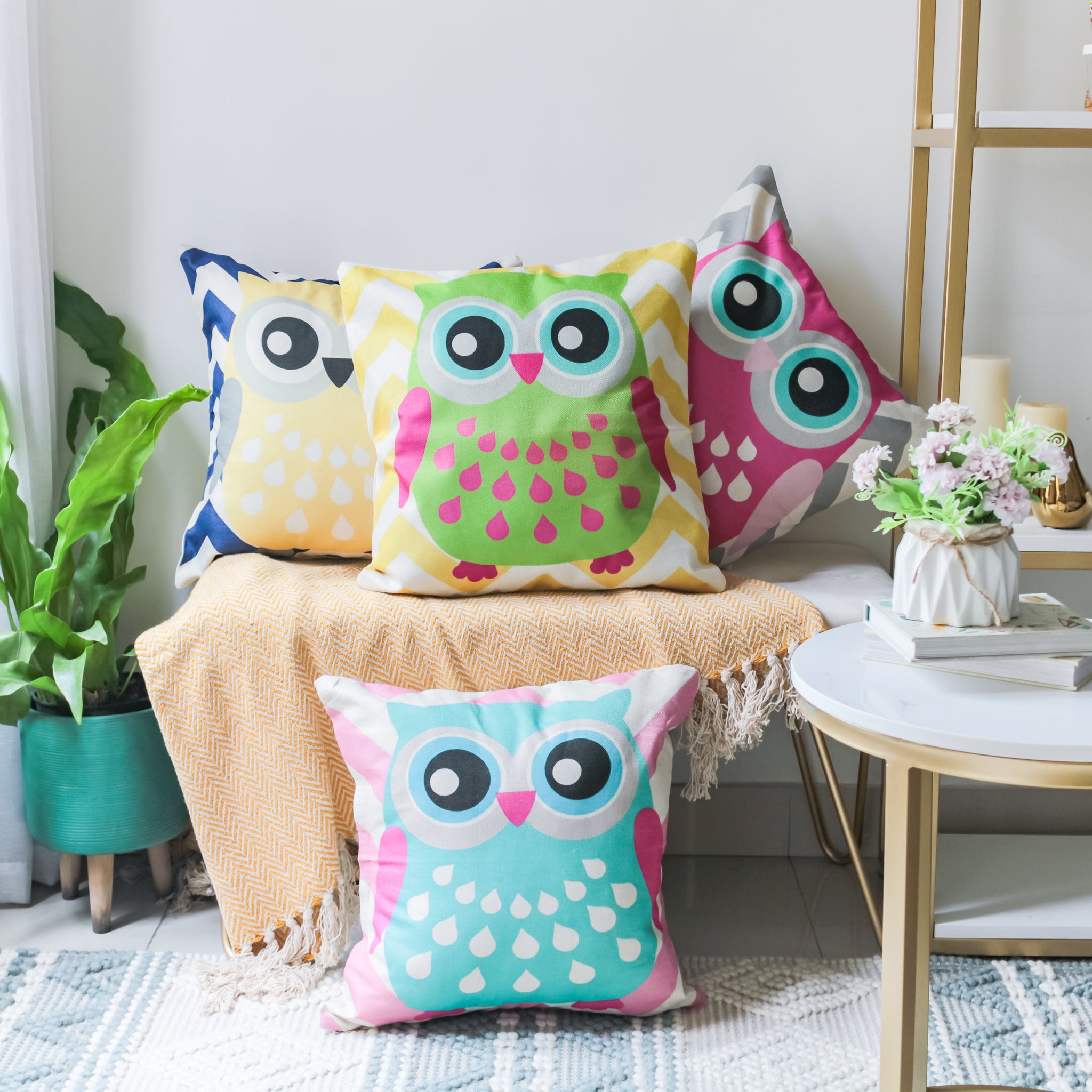 Owl pillow clearance case