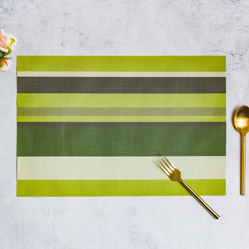 Dinner Mat Striped Set of 4