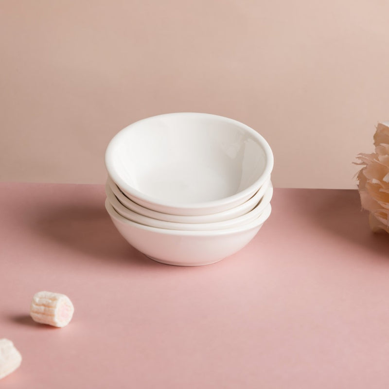 Small Plates Set of 4 - Serving plate, small plate, snacks plates | Plates for dining table & home decor