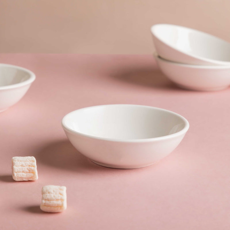 Small Plates Set of 4 - Serving plate, small plate, snacks plates | Plates for dining table & home decor