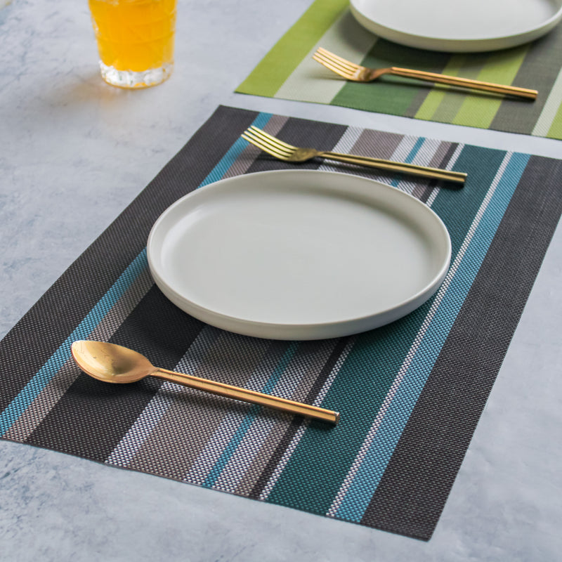 Dinner Mat Striped Set of 4