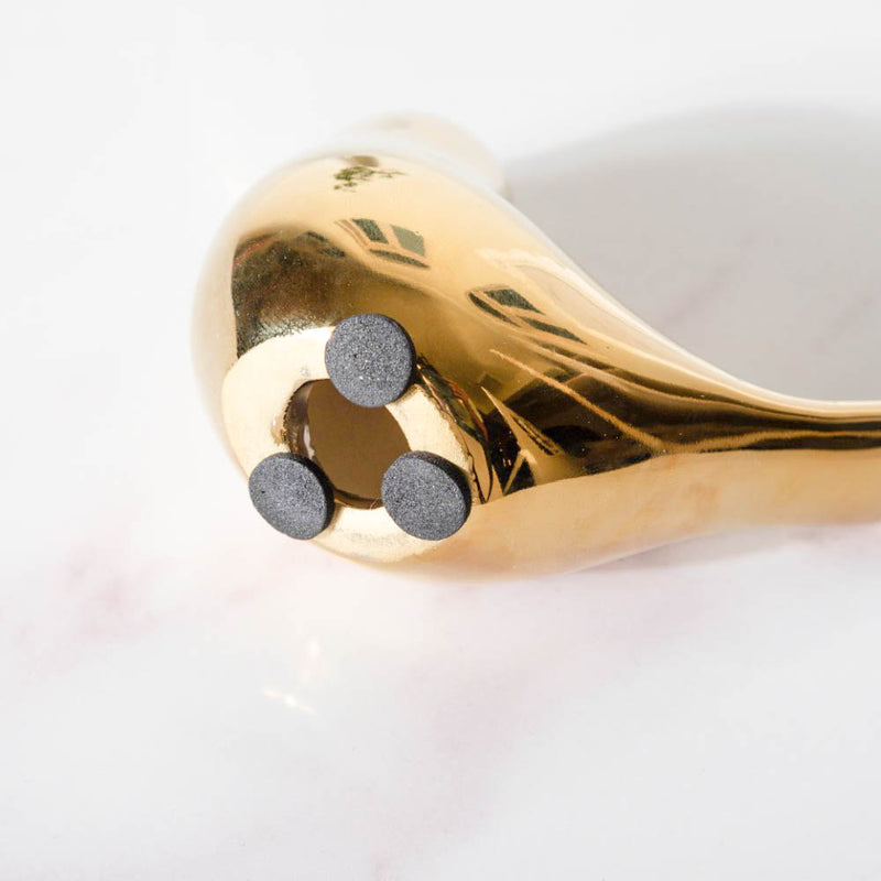 Ceramic Bird Showpiece Gold Set Of 2 - Showpiece | Home decor item | Room decoration item