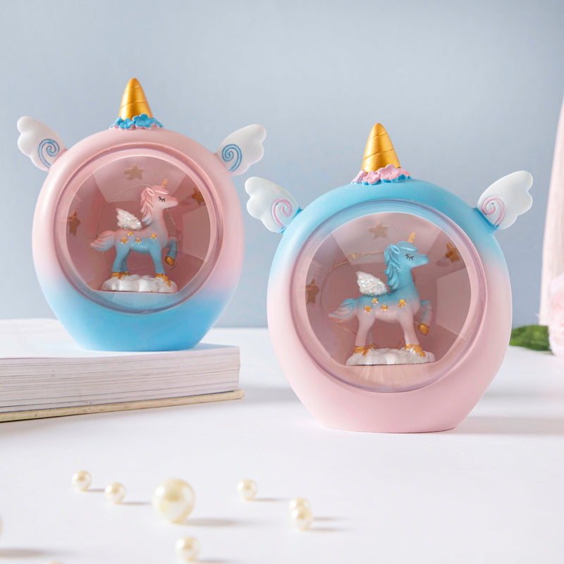 Unicorn Night Lamp Showpiece Pink - Showpiece | Home decor item | Room decoration item