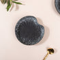 Galaxy Stone Pottery Dessert Small Plate Black - Serving plate, small plate, snacks plates | Plates for dining table & home decor