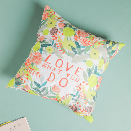 Floral Design Pillow Slip