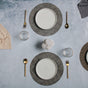 Round Placemat Solid Set of 4- Dark Grey