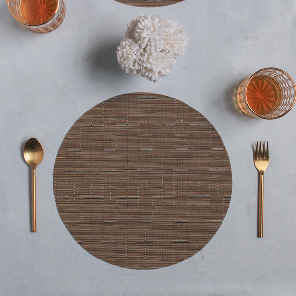 Round Placemat Bronze Set of 4