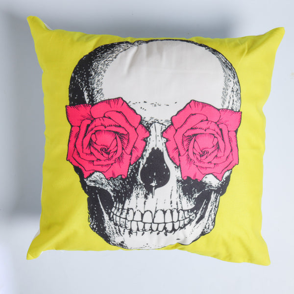 Skull and Roses Pillow Slip