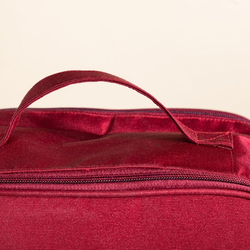 Waterproof Shoe Storage Bag Maroon 9x12 Inch