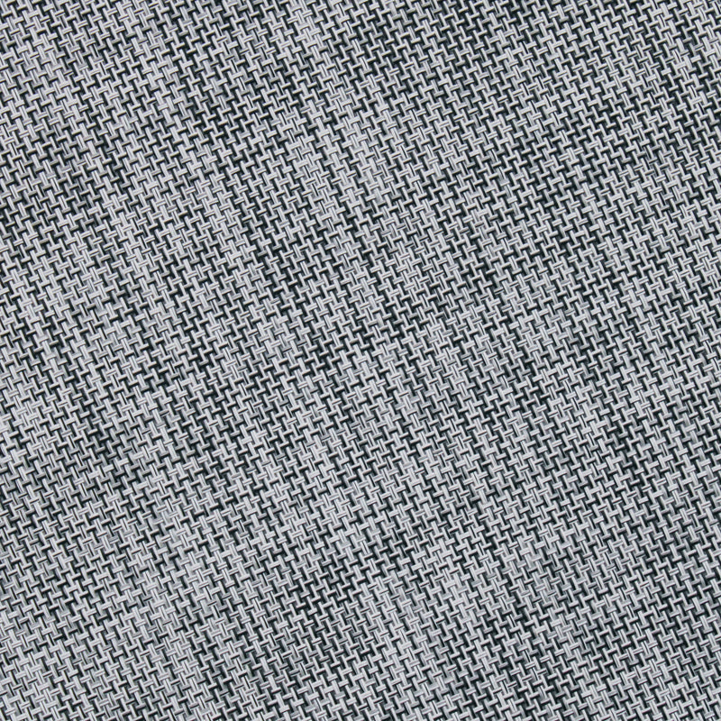 Oval Dining Table Mat - Black and White