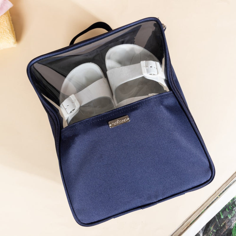 Ultra Lightweight Shoe Storage Bag Blue 9x12 Inch