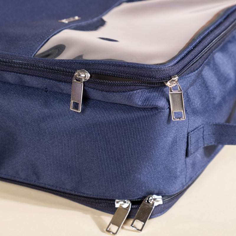 Ultra Lightweight Shoe Storage Bag Blue 9x12 Inch