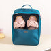Waterproof Shoe Travel Bag Teal 9x12 Inch