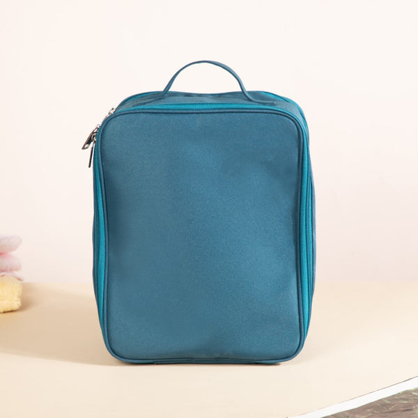 Shoe Travel Bag Teal 9x12 Inch Waterproof