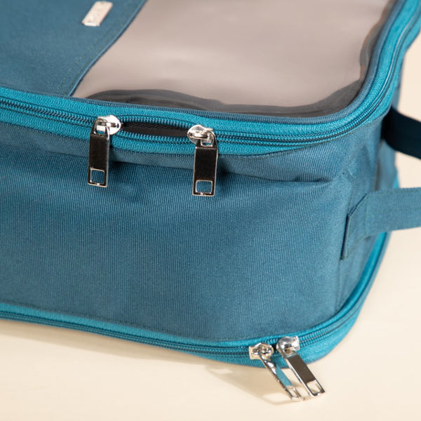 Shoe Travel Bag Teal 9x12 Inch Waterproof