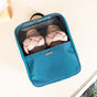 Waterproof Shoe Travel Bag Teal 9x12 Inch