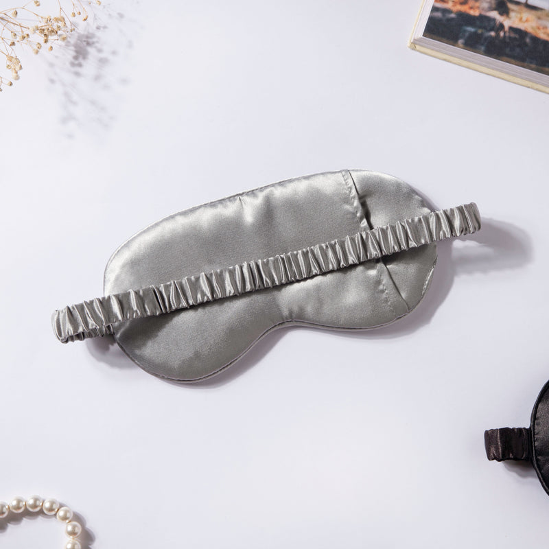 Luxury Sleep Satin Eye Mask Grey
