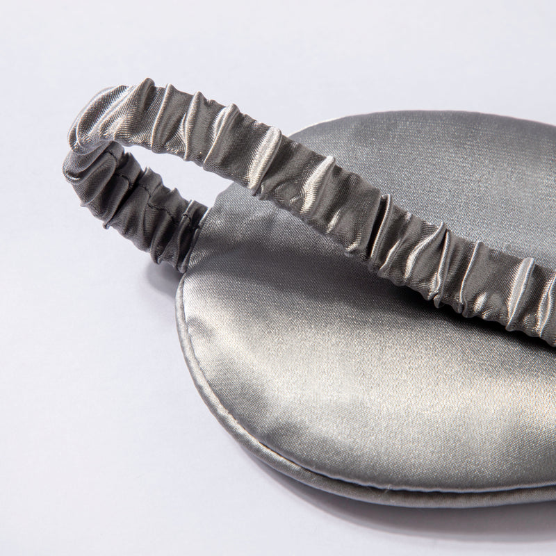 Luxury Sleep Satin Eye Mask Grey