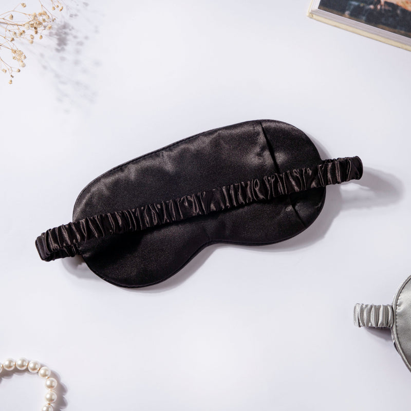 Luxury Sleep Satin Eye Mask Black