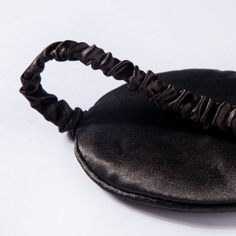 Luxury Sleep Satin Eye Mask Black