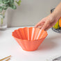 Orange Sherbet Ramen Bowl 600 ml - Soup bowl, ceramic bowl, ramen bowl, serving bowls, salad bowls, noodle bowl | Bowls for dining table & home decor