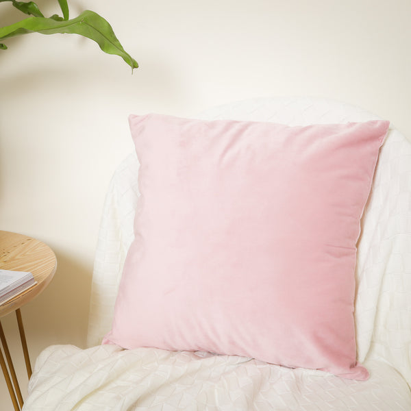Pink Velvet Cushion Case