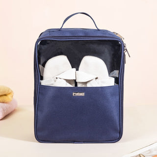 Shoe Bag Navy Blue 9x12 Inch Ultra Lightweight