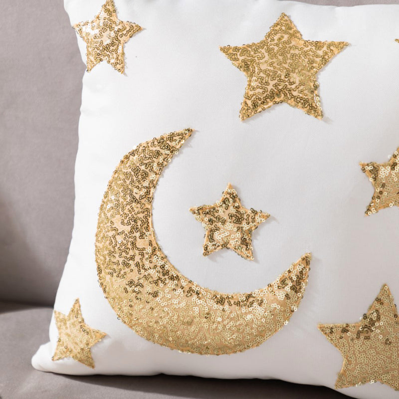 Festive Celestial Cushion Cover Set Of 2 16x16 Inch
