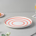 Spiral Dinner Plate Red 10 Inch - Serving plate, rice plate, ceramic dinner plates| Plates for dining table & home decor