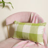 Green Checkered Bed Pillow Cover