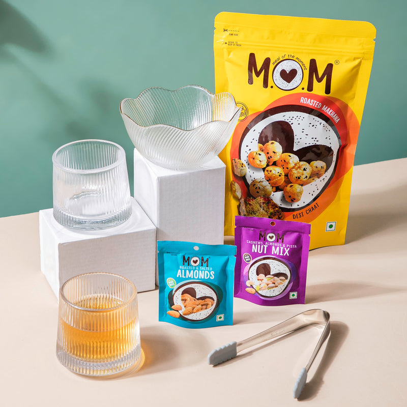 Sip-n-snack Drinkware And Bowl Festive Hamper Set Of 8
