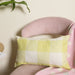 Yellow Checkered Bed Pillow Cover